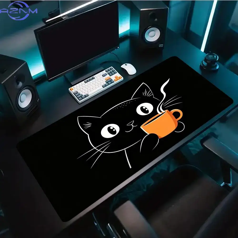 Desk Setup Pc And Laptop - Urocza podkładka pod mysz z motywem
