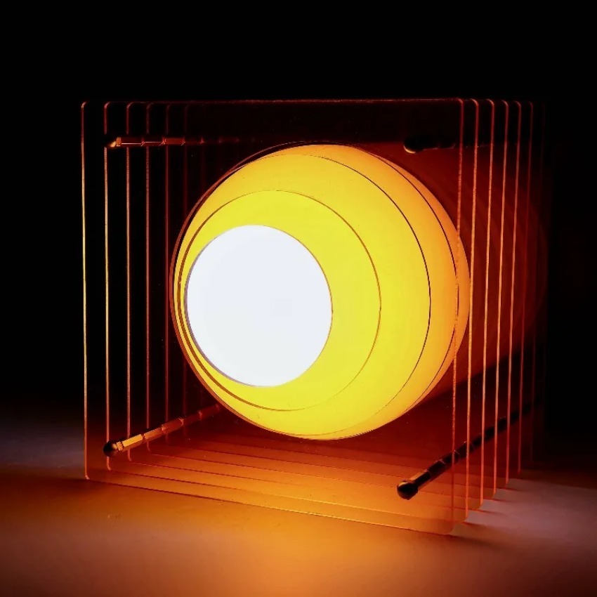 Desk Setup Lamp - DIY Akrylowa Lampa Księżycowa Tysiąc Warstw