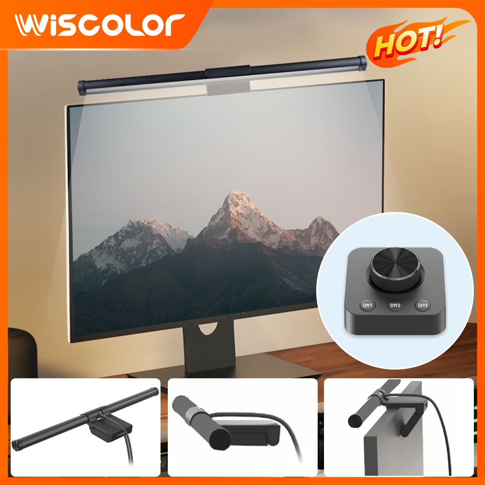 Setup Desk Monitor - Dekoracja monitora z listwą świetlną RGB,