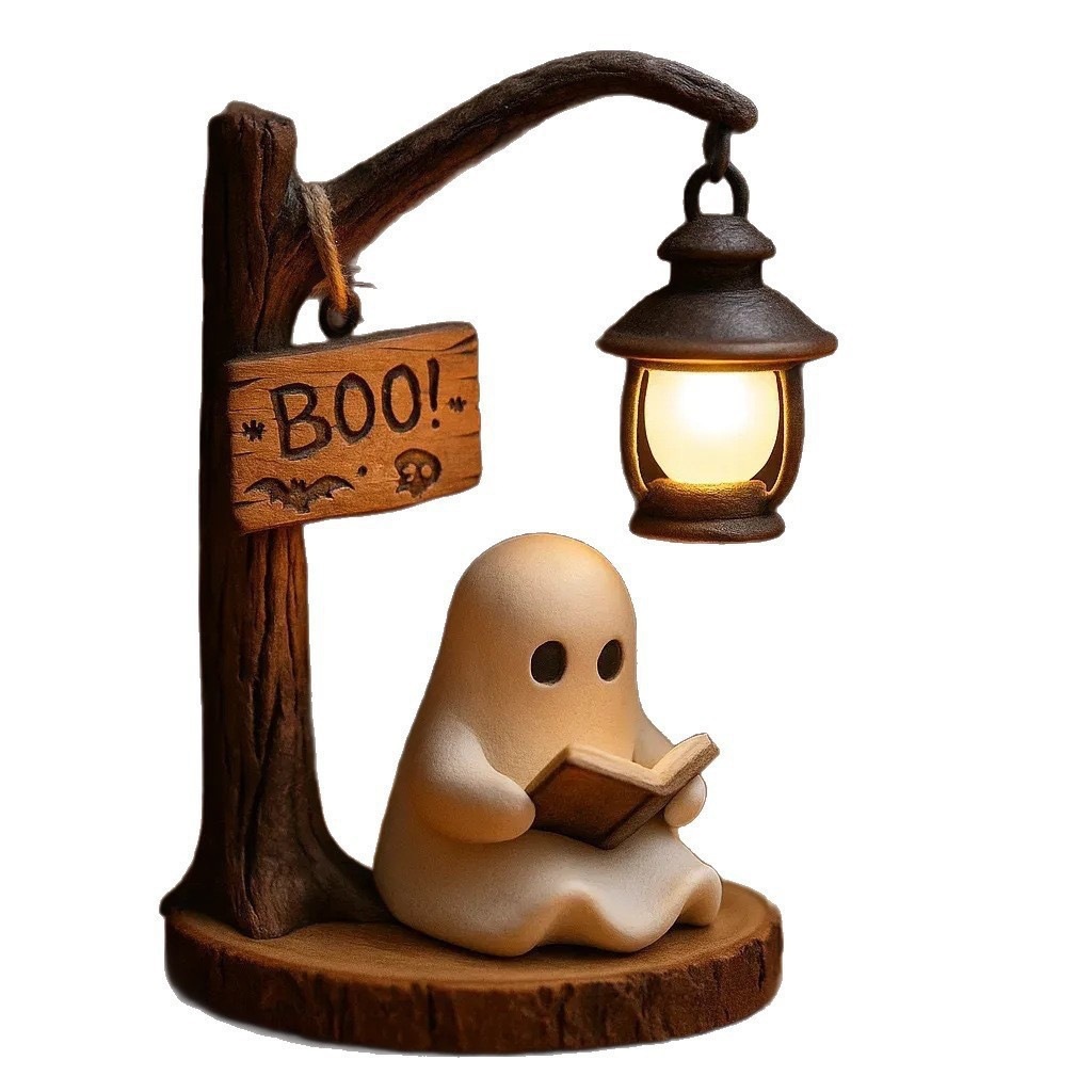 Desk Setup Lamp - Lampion do czytania w kształcie ducha,