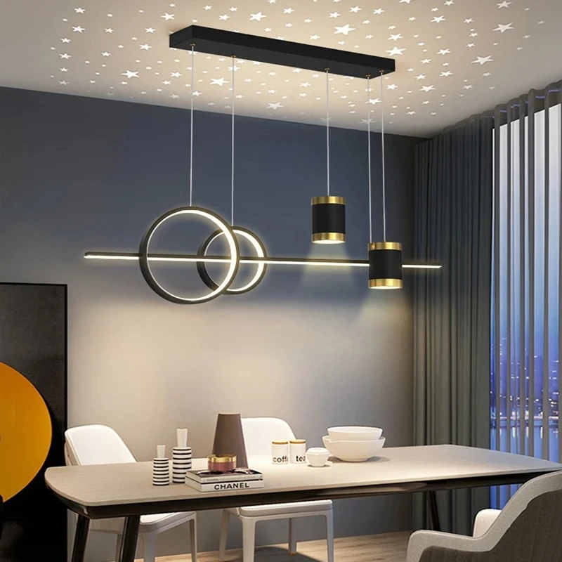 Desk Setup Minimalist - Nordyckie lampy wiszące LED nad stół