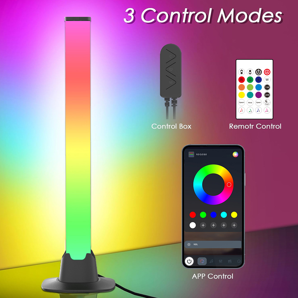 Oświetlenie RGB LED do biurka, – Desk Setup With Tv recenzja i cena