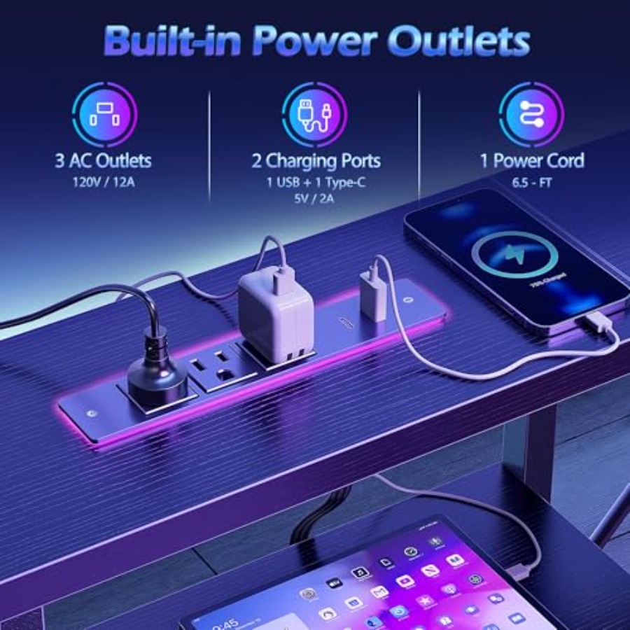 Biurko gamingowe w kształcie l – Desk Setup L Shaped recenzja i cena