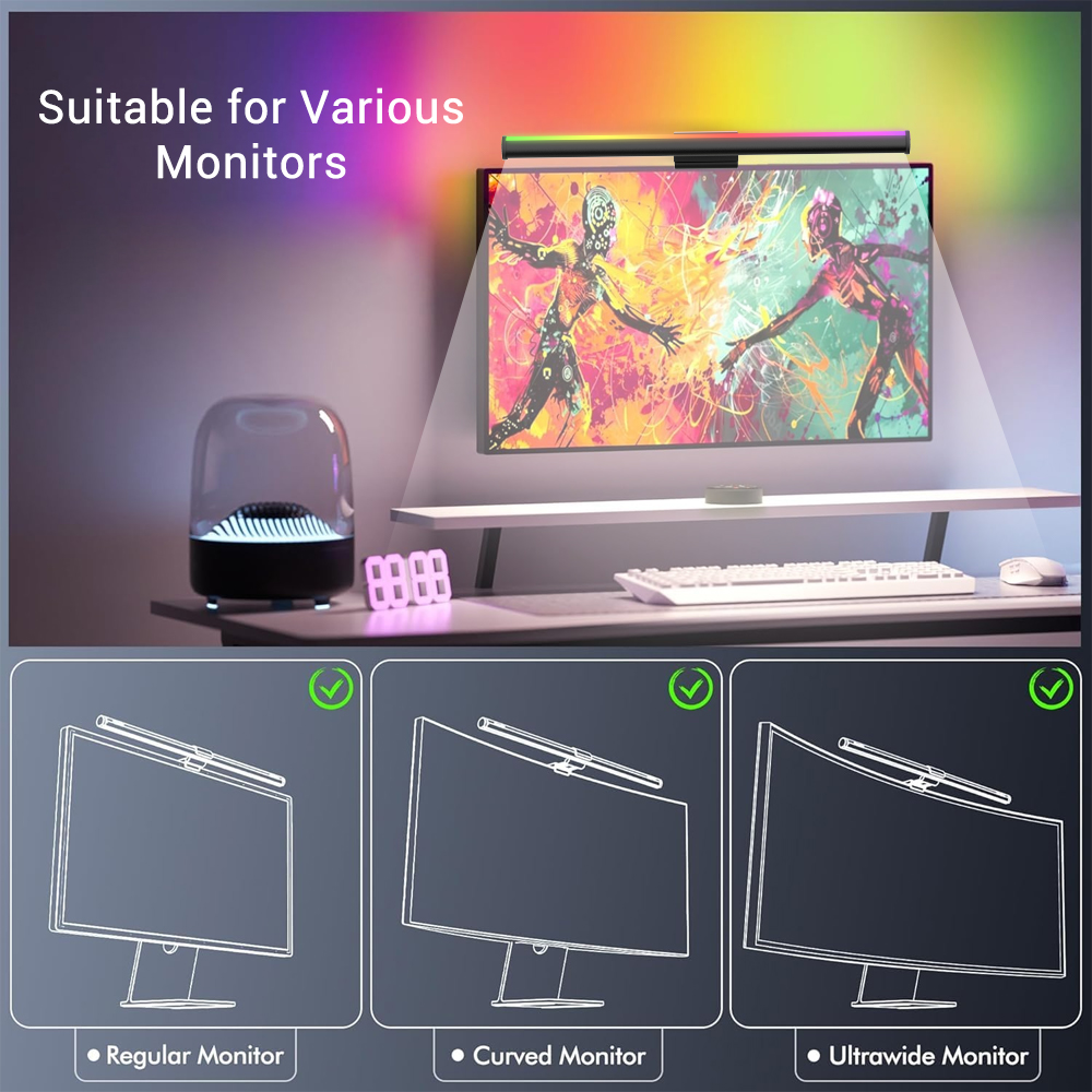 Listwa świetlna Wi-Fi do monit – Setup Desk Monitor recenzja i cena