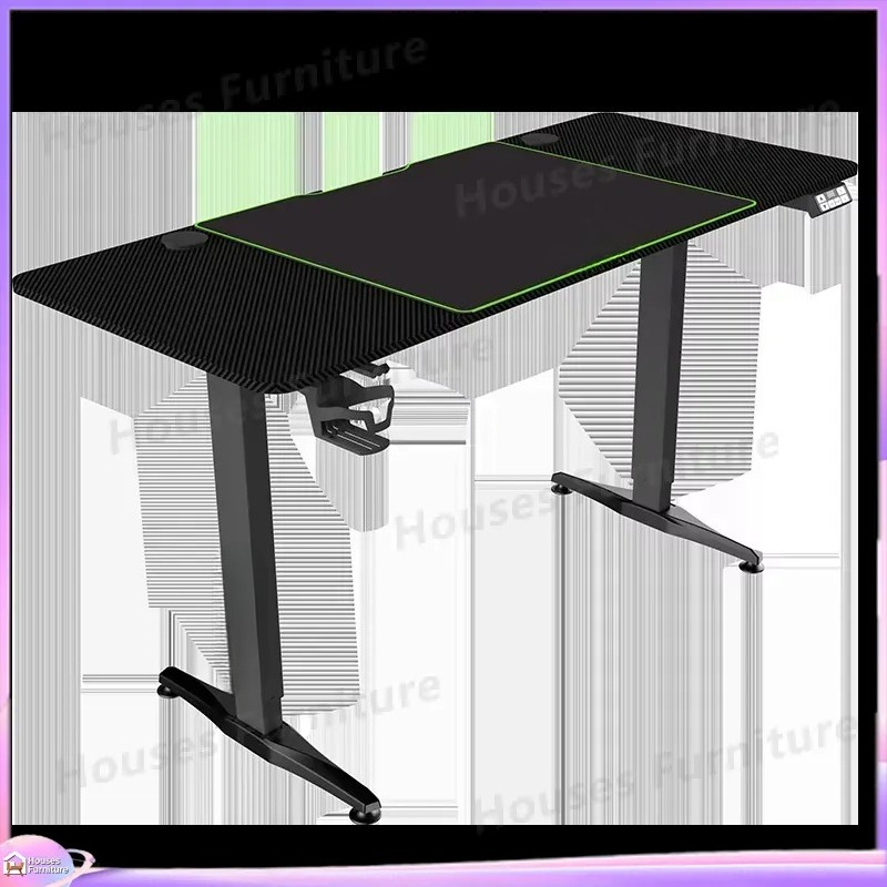 Duże biurko gamingowe z oświet – Desk Setup Pc And Laptop recenzja i cena